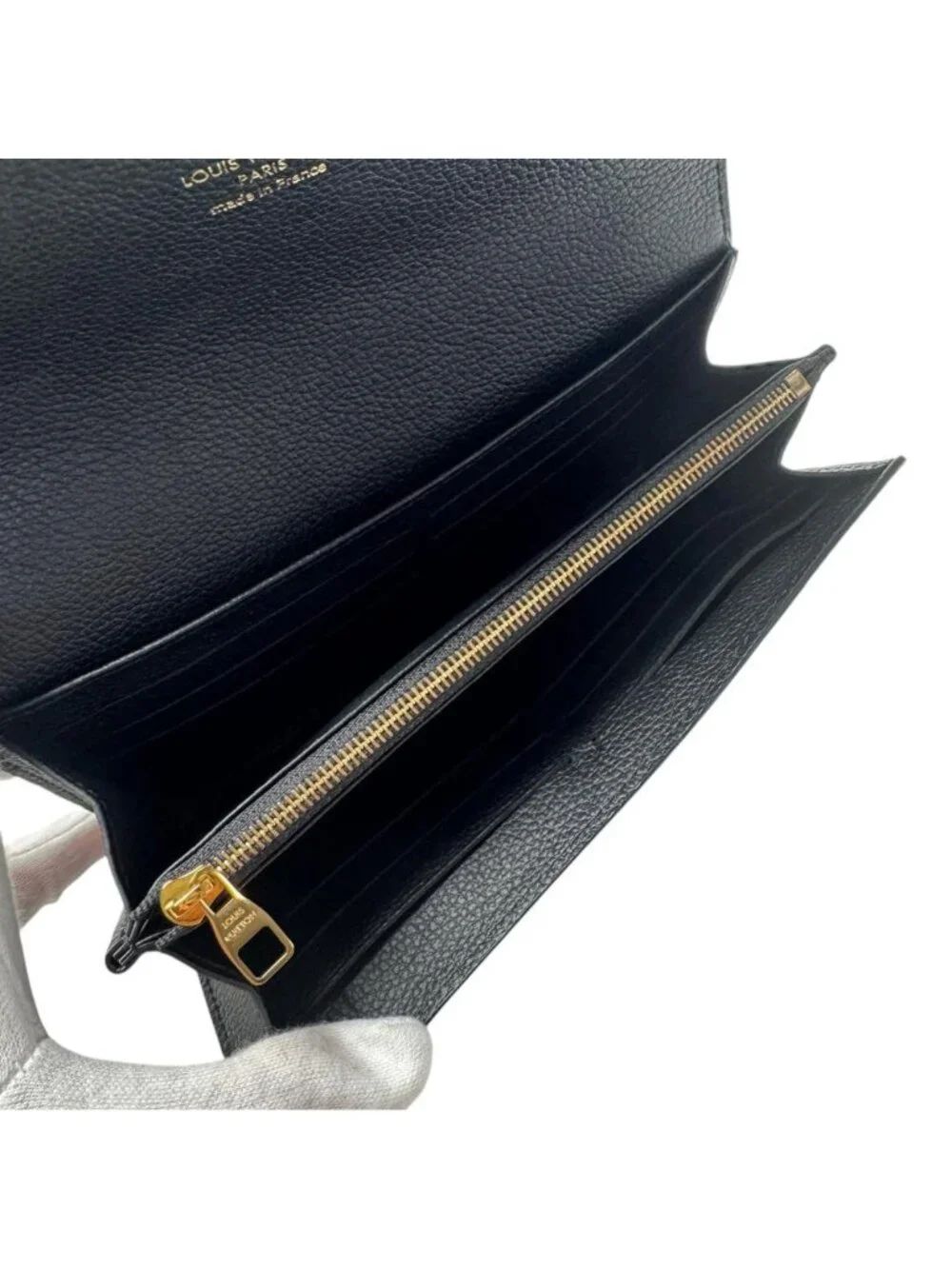 Louis Vuitton Empreinte Portefeuille Sarah IC Black Wallet